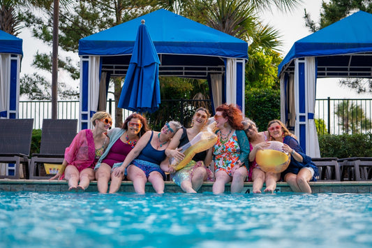 "Sun, Sand, and Sisterhood: 7 Friends Embark on an Unforgettable Beach Adventure!"