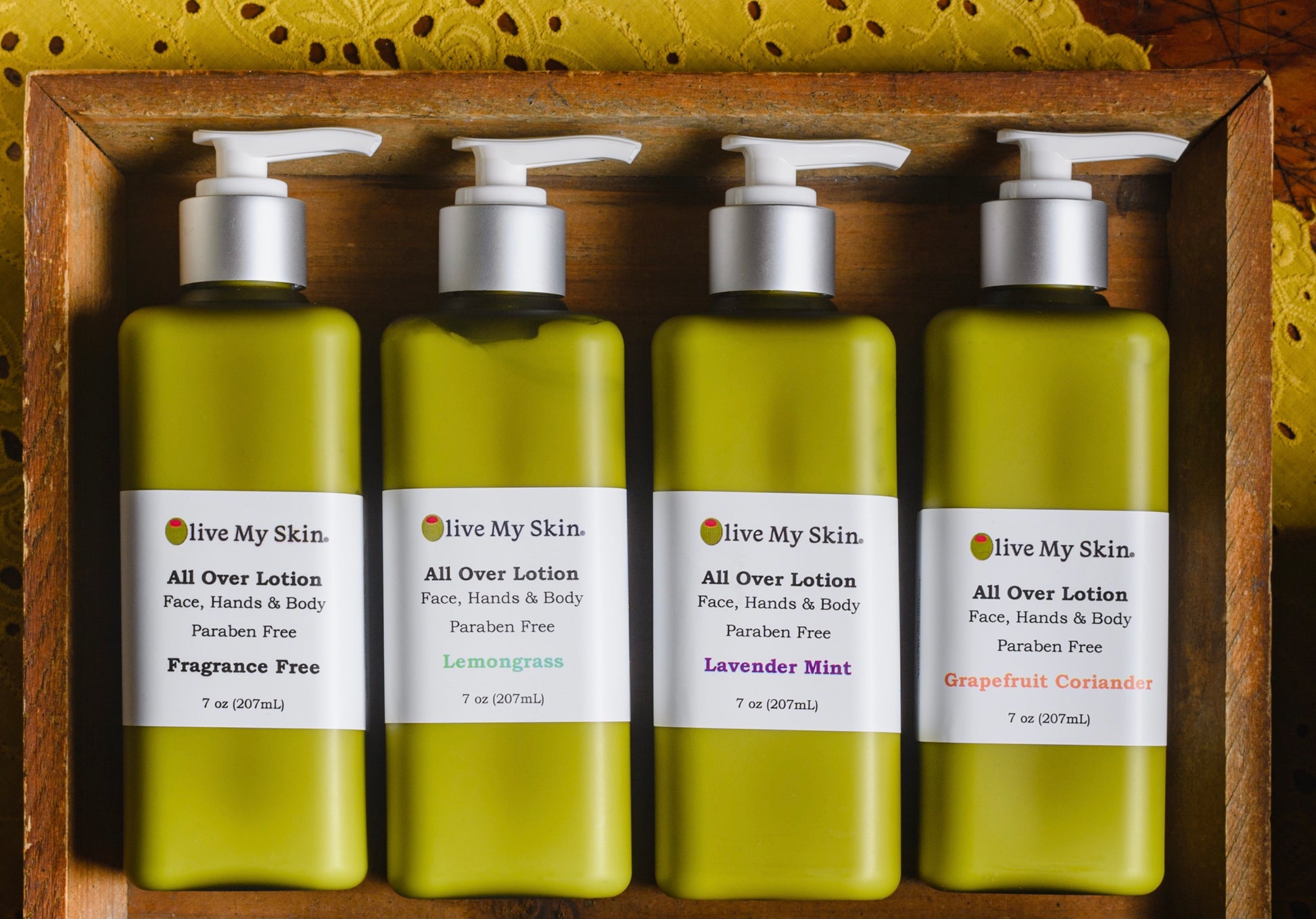 Body lotion collection